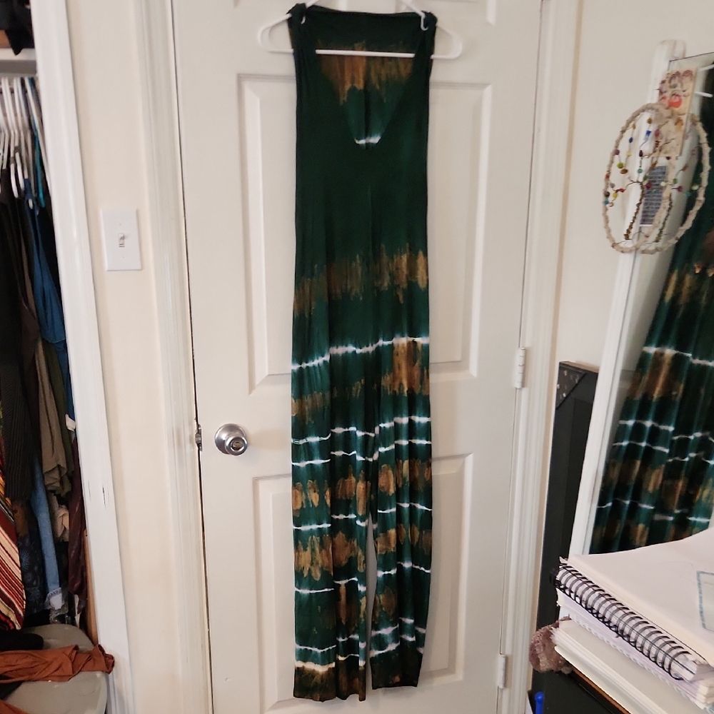 Earthbound Tie-Dye Jumpsuit W/ HOOD